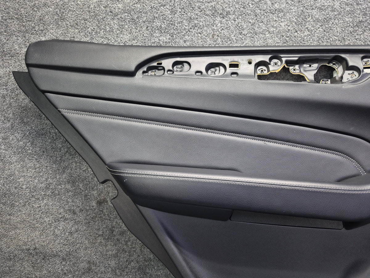 2012-2015 Mercedes W166 ML Rear Left Right Door Interior Trim Cover Panel Set