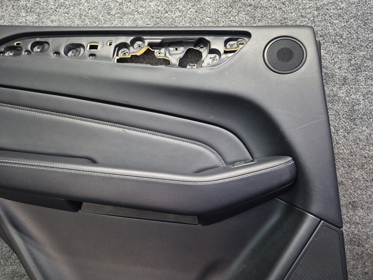 2012-2015 Mercedes W166 ML Rear Left Right Door Interior Trim Cover Panel Set