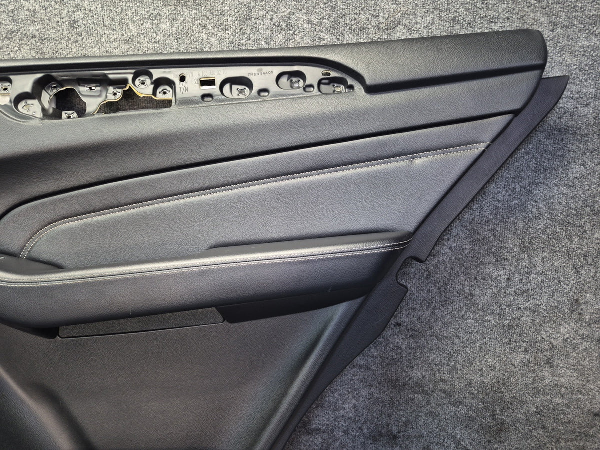 2012-2015 Mercedes W166 ML Rear Left Right Door Interior Trim Cover Panel Set