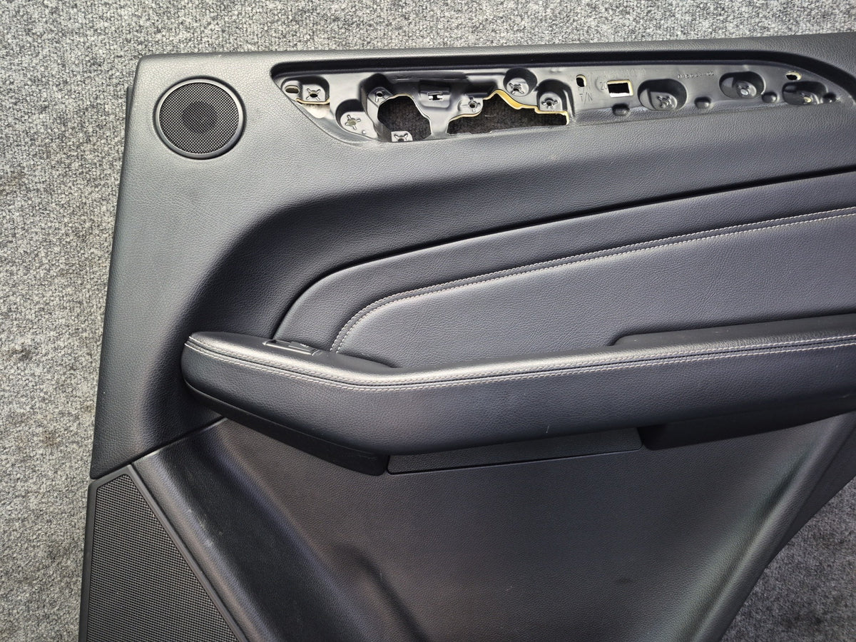 2012-2015 Mercedes W166 ML Rear Left Right Door Interior Trim Cover Panel Set