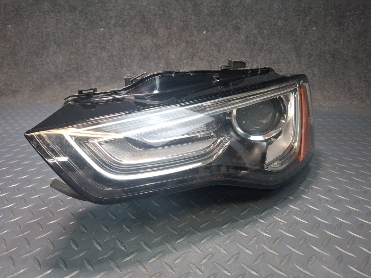 13-15 Audi RS5 8F7 Front Left Xenon Adaptive Head Light Lamp w Module Assy Dmgd