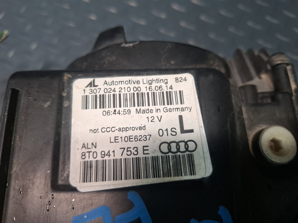 13-15 Audi RS5 8F7 Front Left Xenon Adaptive Head Light Lamp w Module Assy Dmgd