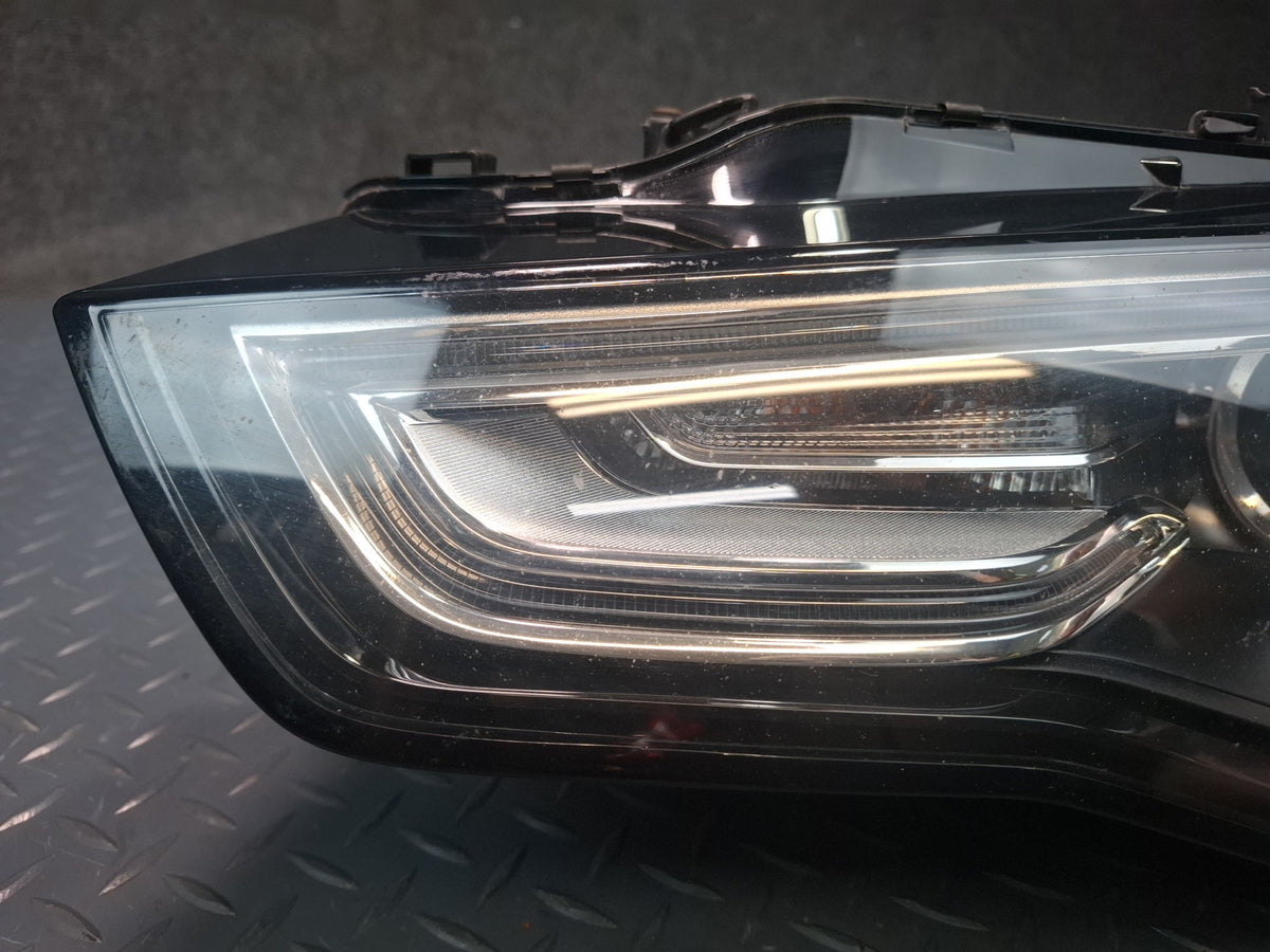 13-15 Audi RS5 8F7 Front Left Xenon Adaptive Head Light Lamp w Module Assy Dmgd