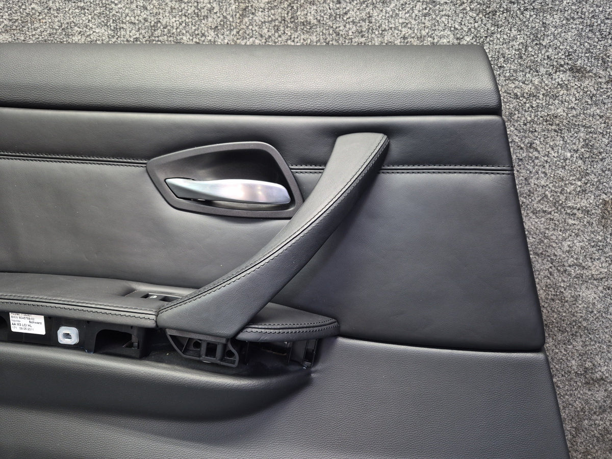 2008-2011 BMW E90 M3 Sedan Rear Left & Right Door Interior Trim Panel Set of 2