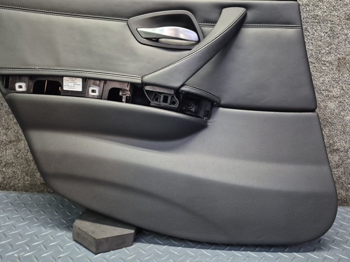 2008-2011 BMW E90 M3 Sedan Rear Left & Right Door Interior Trim Panel Set of 2