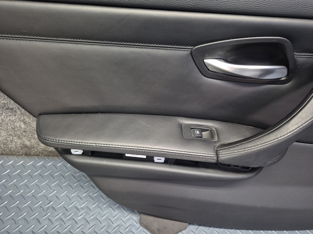 2008-2011 BMW E90 M3 Sedan Rear Left & Right Door Interior Trim Panel Set of 2