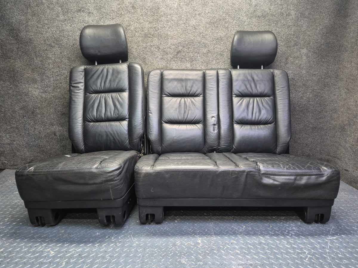 2002-2005 Mercedes W463 G500 Rear Leather Heated Seat Black OEM