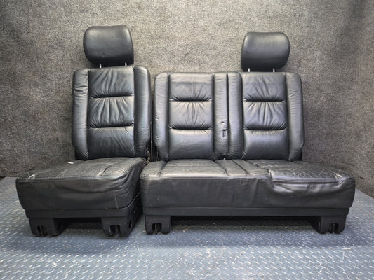 2002-2005 Mercedes W463 G500 Rear Leather Heated Seat Black OEM