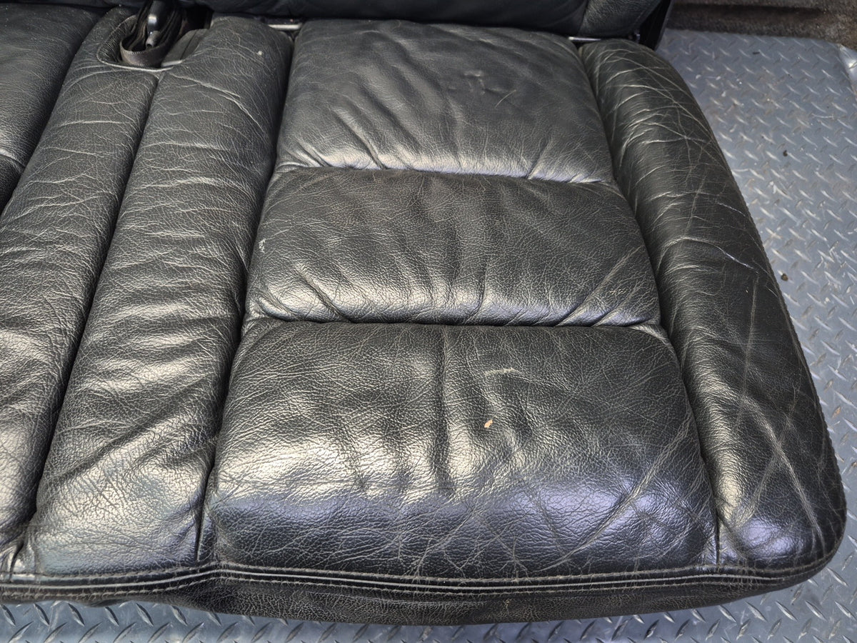 2002-2005 Mercedes W463 G500 Rear Leather Heated Seat Black OEM