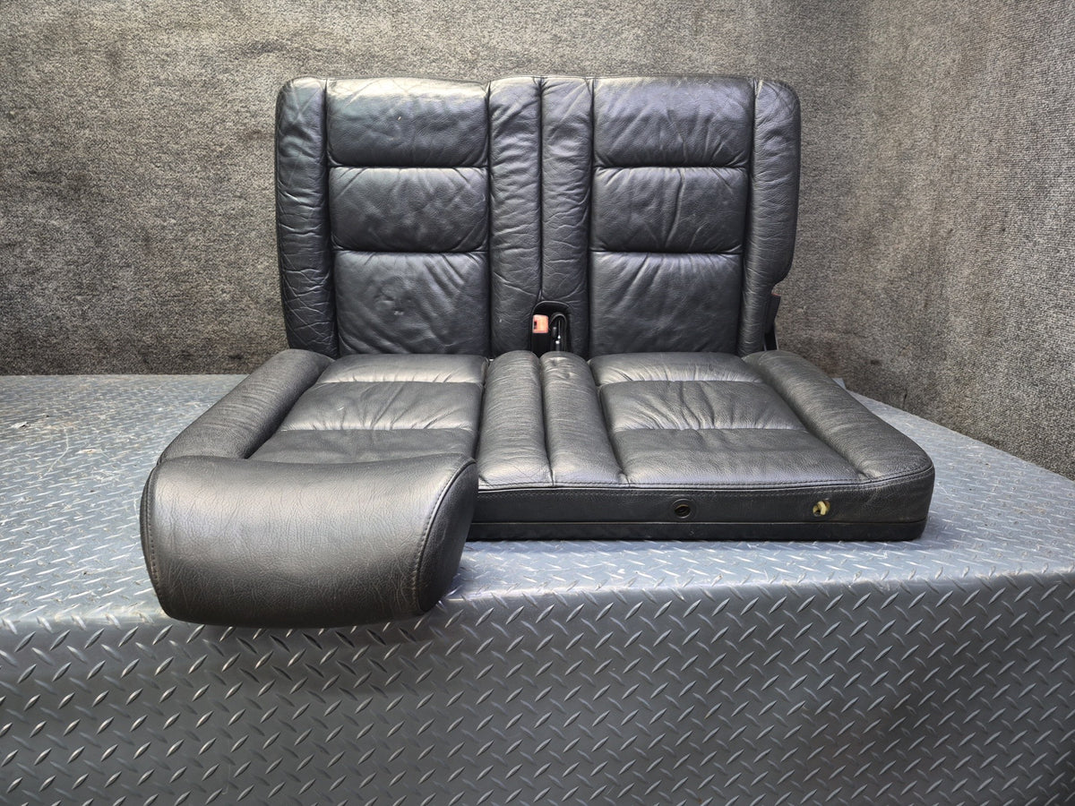 2002-2005 Mercedes W463 G500 Rear Leather Heated Seat Black OEM