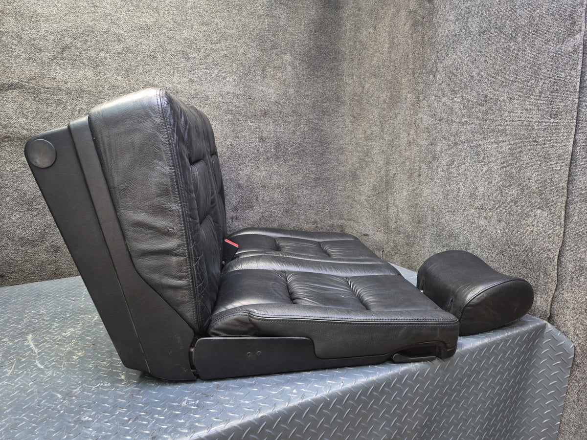 2002-2005 Mercedes W463 G500 Rear Leather Heated Seat Black OEM