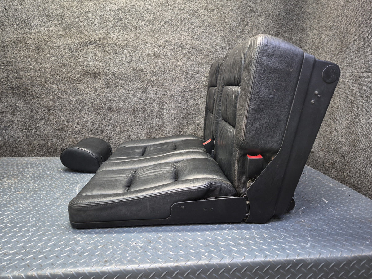 2002-2005 Mercedes W463 G500 Rear Leather Heated Seat Black OEM