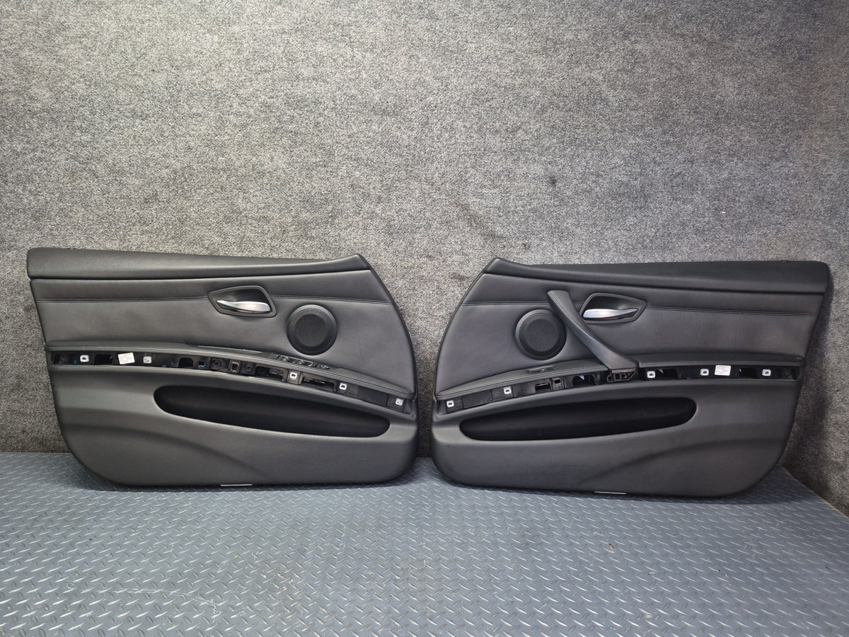 2008-2011 BMW E90 M3 Sedan Front Left & Right Door Interior Trim Panel Set of 2
