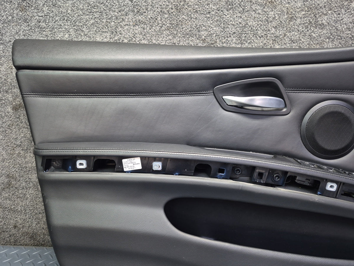 2008-2011 BMW E90 M3 Sedan Front Left & Right Door Interior Trim Panel Set of 2