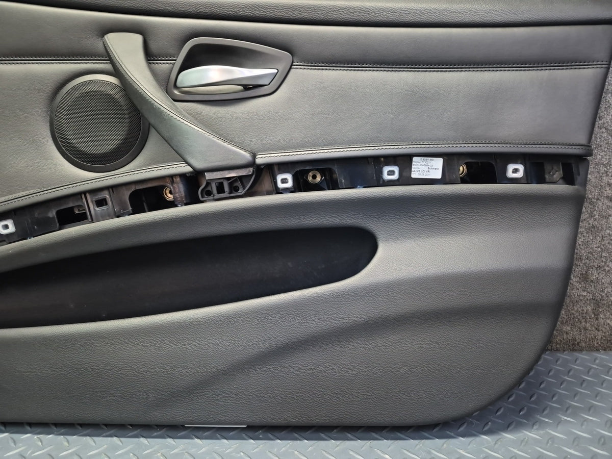 2008-2011 BMW E90 M3 Sedan Front Left & Right Door Interior Trim Panel Set of 2