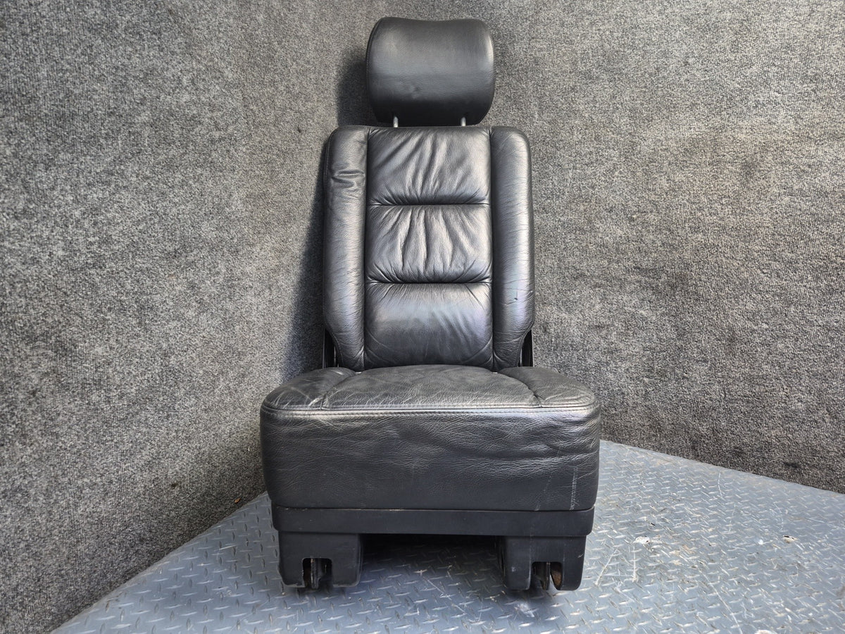 2002-2005 Mercedes W463 G500 Rear Leather Heated Seat Black OEM