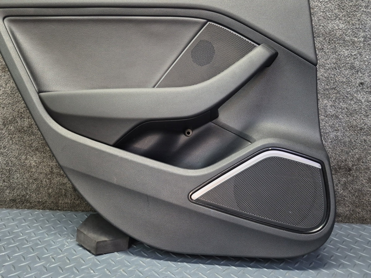 15-20 Audi 8VS S3 Sedan Set of 2 Rear Left & Right Door Interior Trim Panel OEM