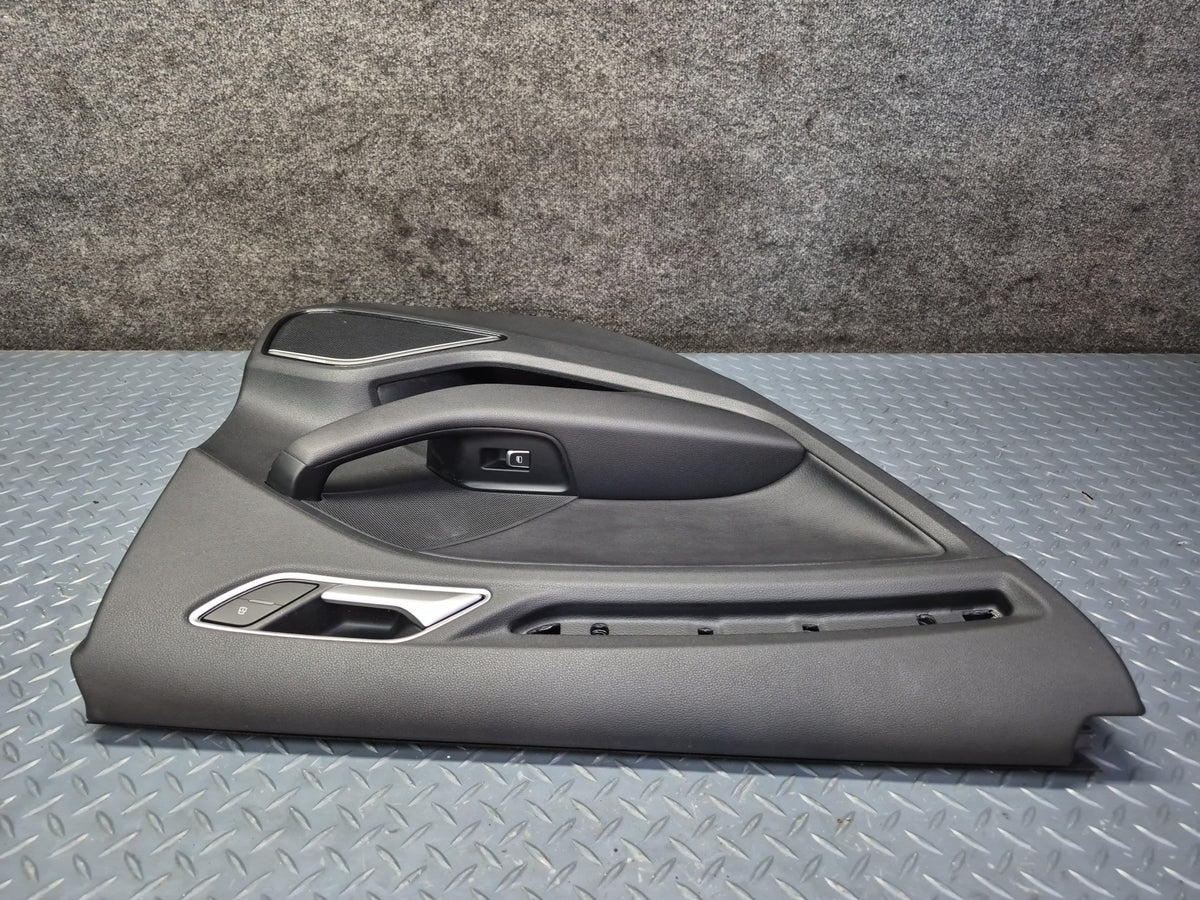 15-20 Audi 8VS S3 Sedan Set of 2 Rear Left & Right Door Interior Trim Panel OEM