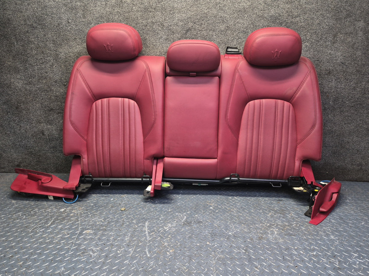2017-2020 Maserati Levante M161 Front & Rear Left & Right Leather Seat Set RED