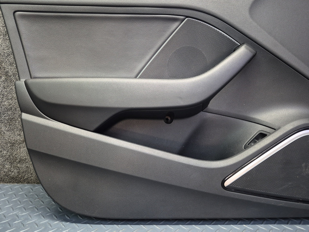 15-20 Audi 8VS S3 Sedan Set of 2 Front Left & Right Door Interior Trim Panel OEM
