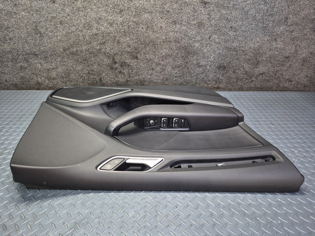 15-20 Audi 8VS S3 Sedan Set of 2 Front Left & Right Door Interior Trim Panel OEM