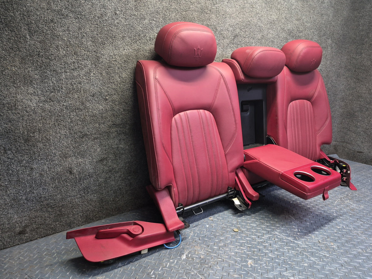 2017-2020 Maserati Levante M161 Front & Rear Left & Right Leather Seat Set RED