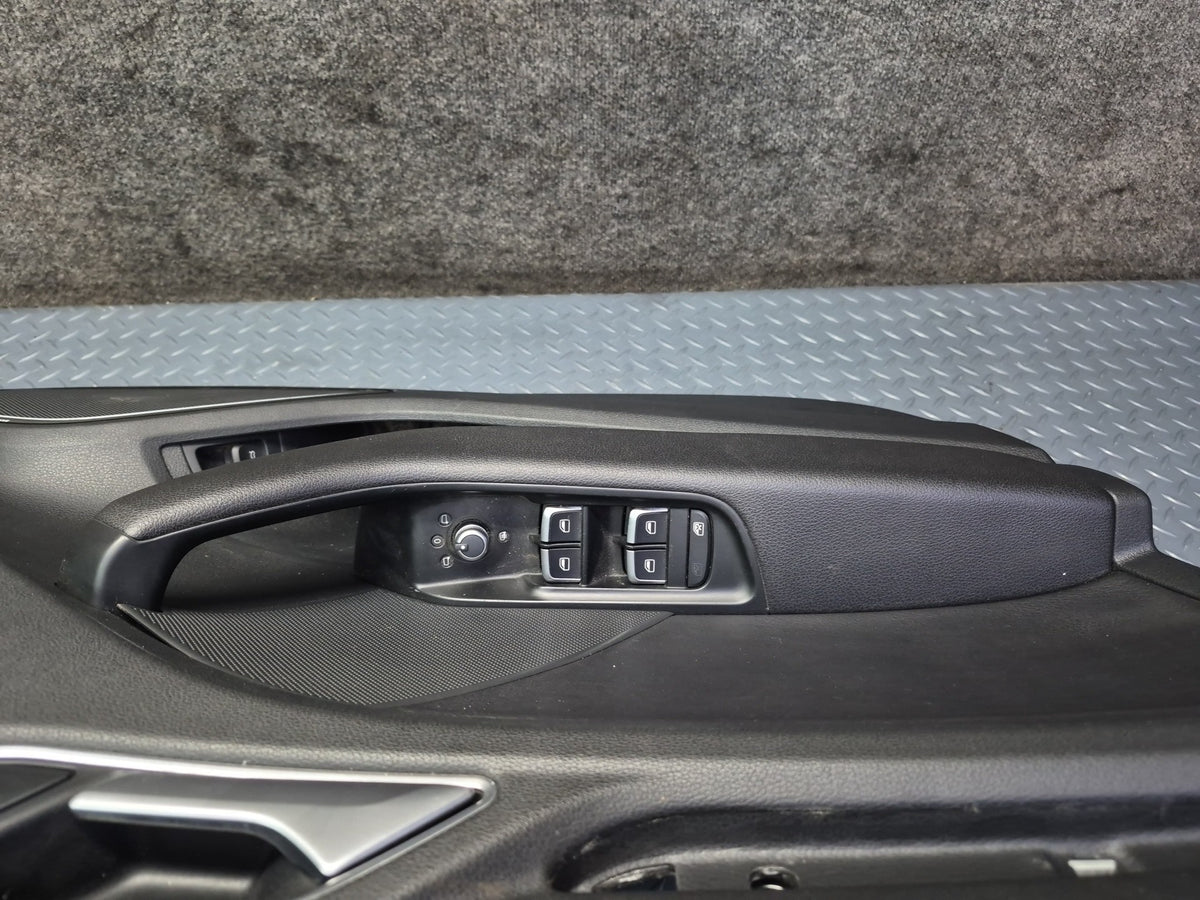 15-20 Audi 8VS S3 Sedan Set of 2 Front Left & Right Door Interior Trim Panel OEM