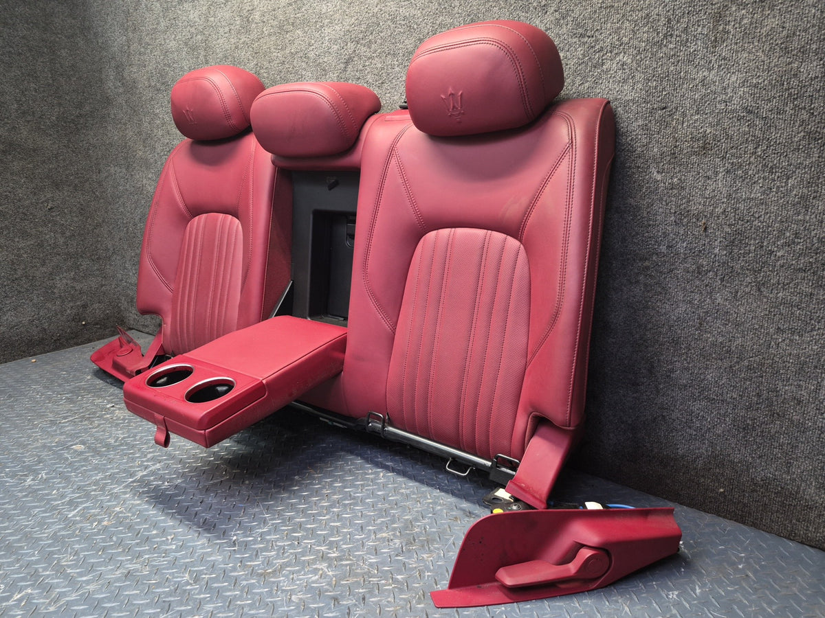 2017-2020 Maserati Levante M161 Front & Rear Left & Right Leather Seat Set RED