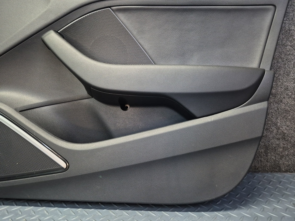 15-20 Audi 8VS S3 Sedan Set of 2 Front Left & Right Door Interior Trim Panel OEM