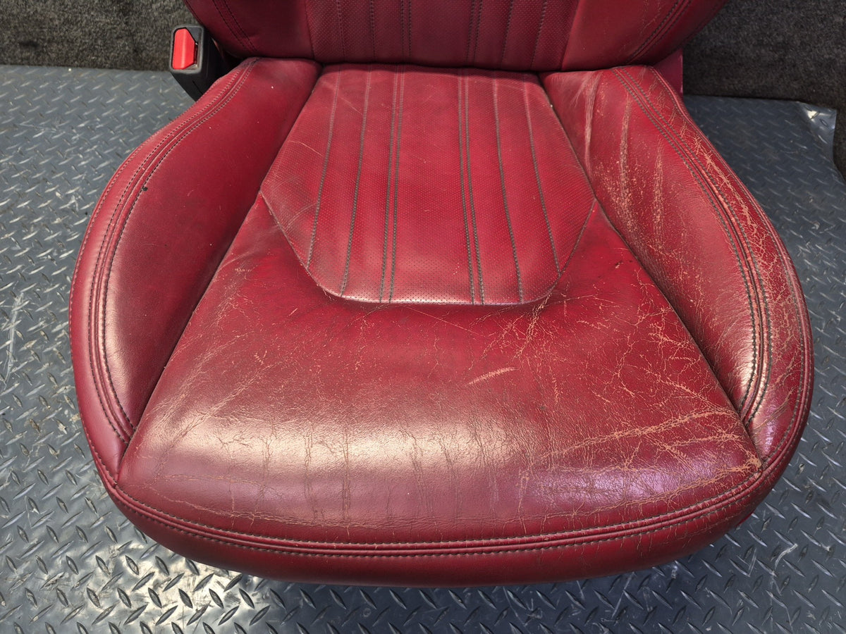 2017-2020 Maserati Levante M161 Front & Rear Left & Right Leather Seat Set RED