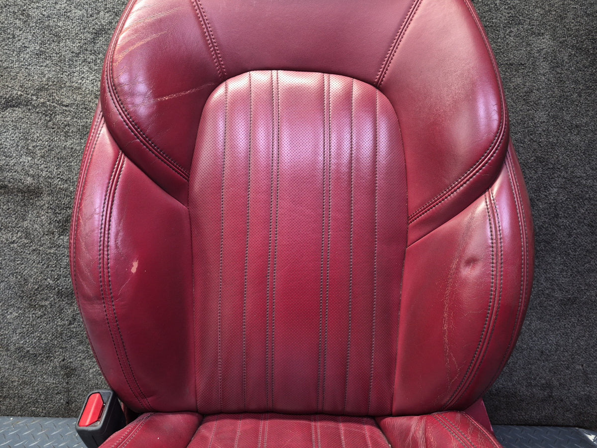 2017-2020 Maserati Levante M161 Front & Rear Left & Right Leather Seat Set RED