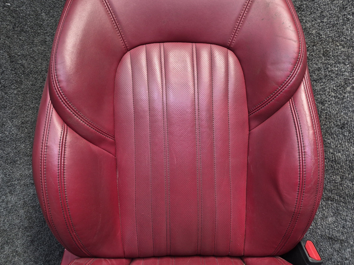 2017-2020 Maserati Levante M161 Front & Rear Left & Right Leather Seat Set RED