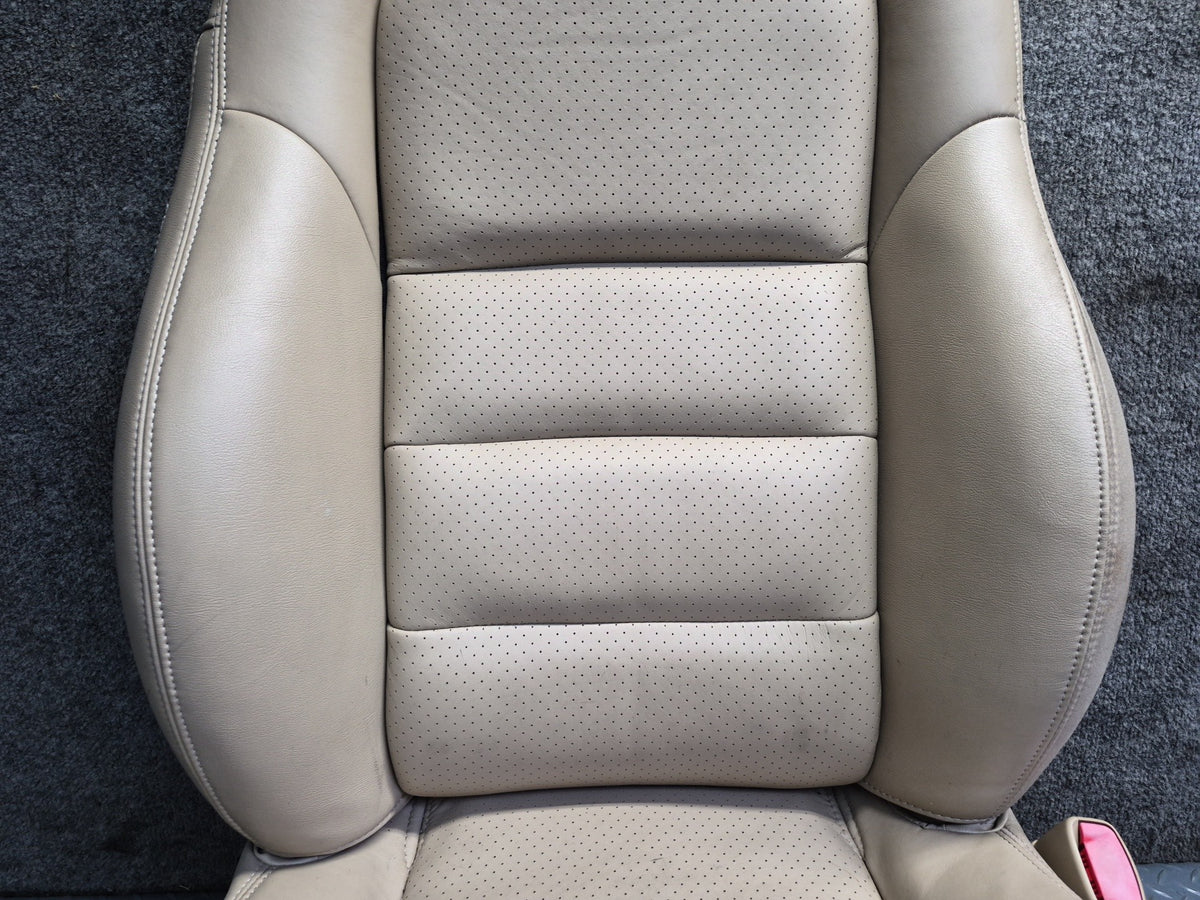 05-08 Chevrolet Corvette C6 Set of 2 Front Left & Right Heated Leather Seat OEM