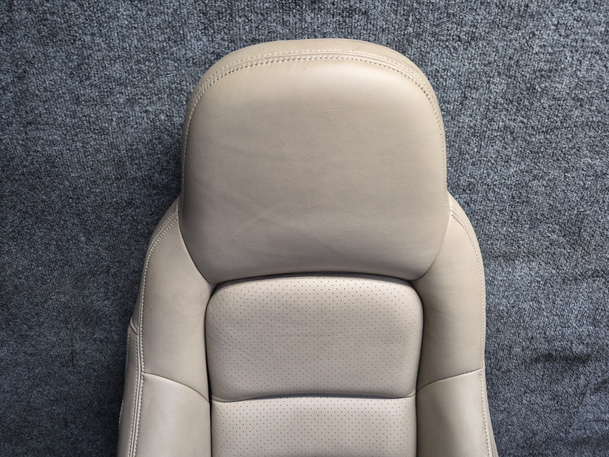 05-08 Chevrolet Corvette C6 Set of 2 Front Left & Right Heated Leather Seat OEM