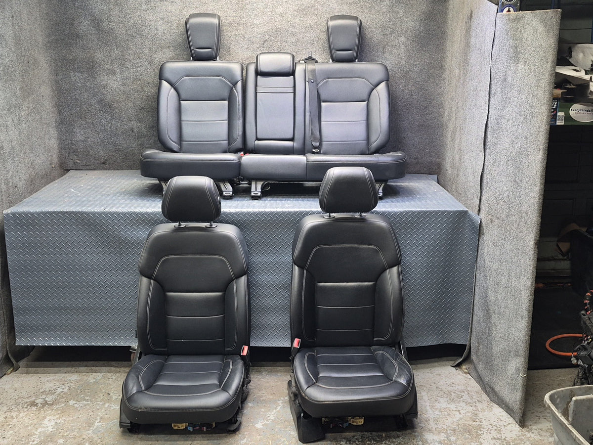 2012-2015 Mercedes W166 Ml-class Front & Rear Seat Black Anthracite Set