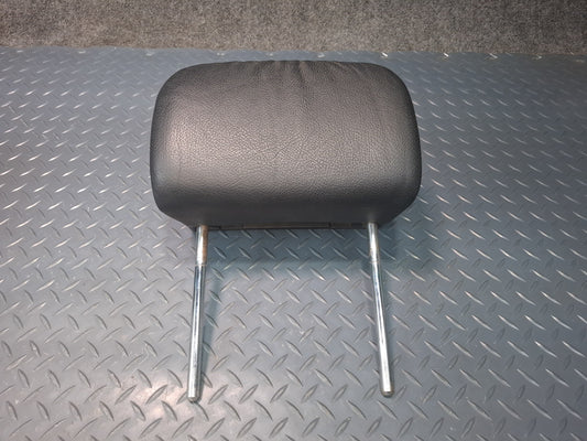 01-06 BMW E46 330Ci Convertible Set of 2 Rear Seat Leather Headrest Black OEM