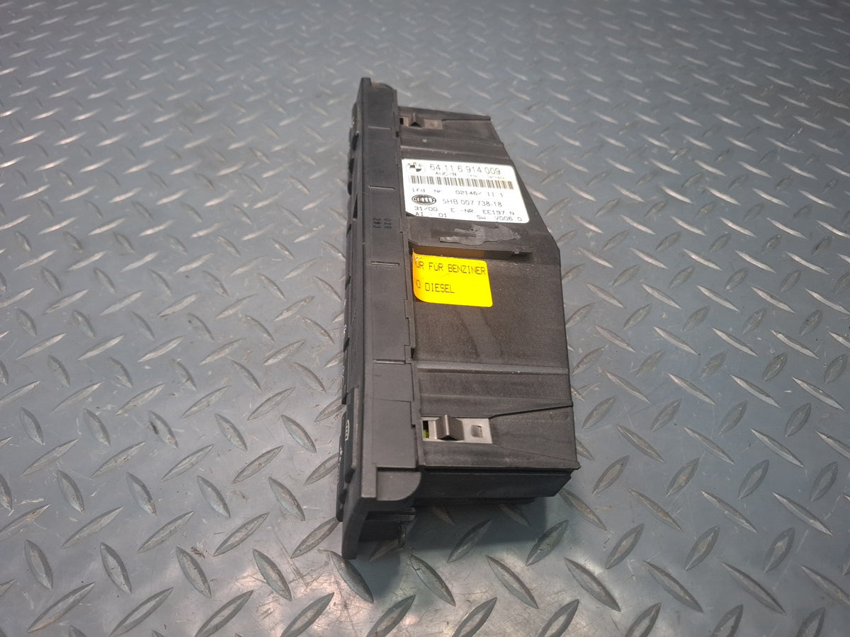 01-06 BMW E46 330Ci A/C Air Condition Climate Control Switch Panel 6914009 OEM