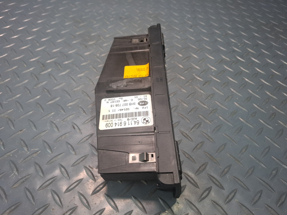 01-06 BMW E46 330Ci A/C Air Condition Climate Control Switch Panel 6914009 OEM