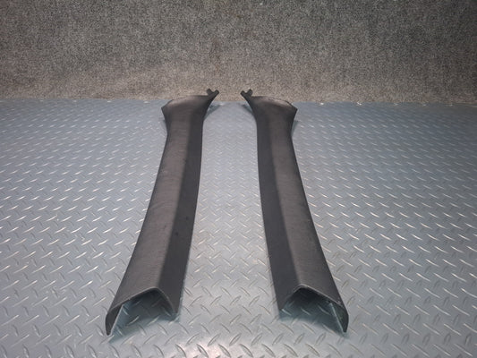01-06 BMW E46 330Ci Convertible Set of 2 Front Interior A Pillar Trim Panel OEM