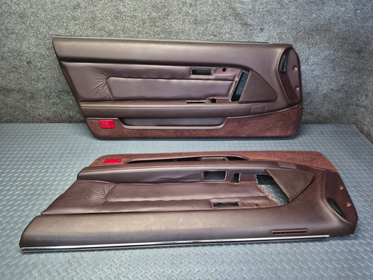 89-90 Toyota Supra MA71 Front Left Right Door Interior Trim Cover Panel 105K OEM