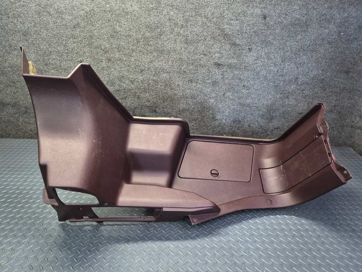 86-92 Toyota Supra MA71 Rear Left Quarter Trunk Trim Cover Panel Maroon OEM