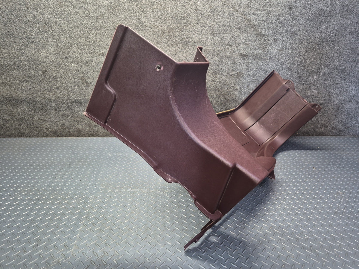 86-92 Toyota Supra MA71 Rear Left Quarter Trunk Trim Cover Panel Maroon OEM