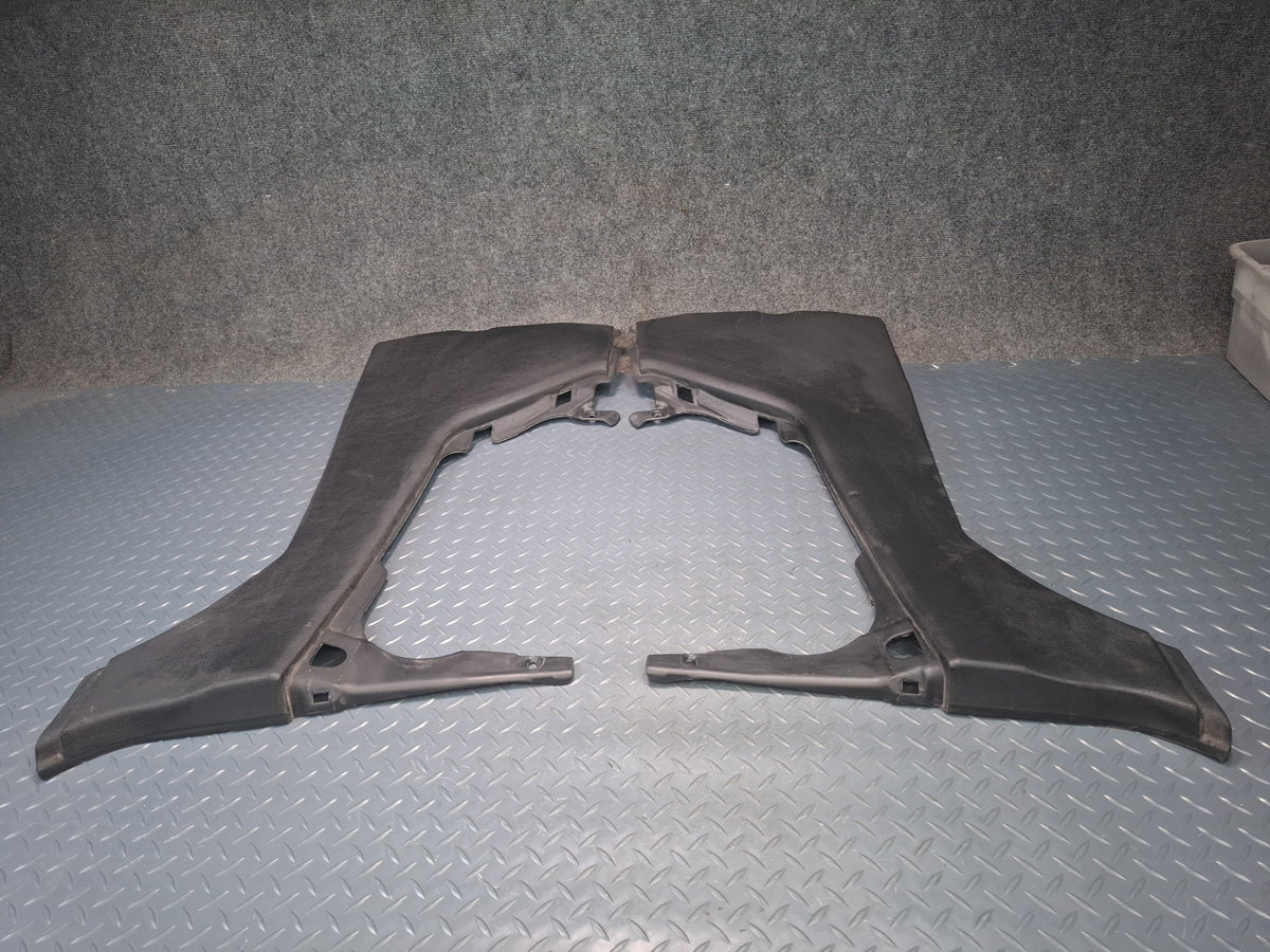 01-06 BMW E46 330ci Conv Set of 2 Rear Lower Quarter Trim Cover Panel OEM