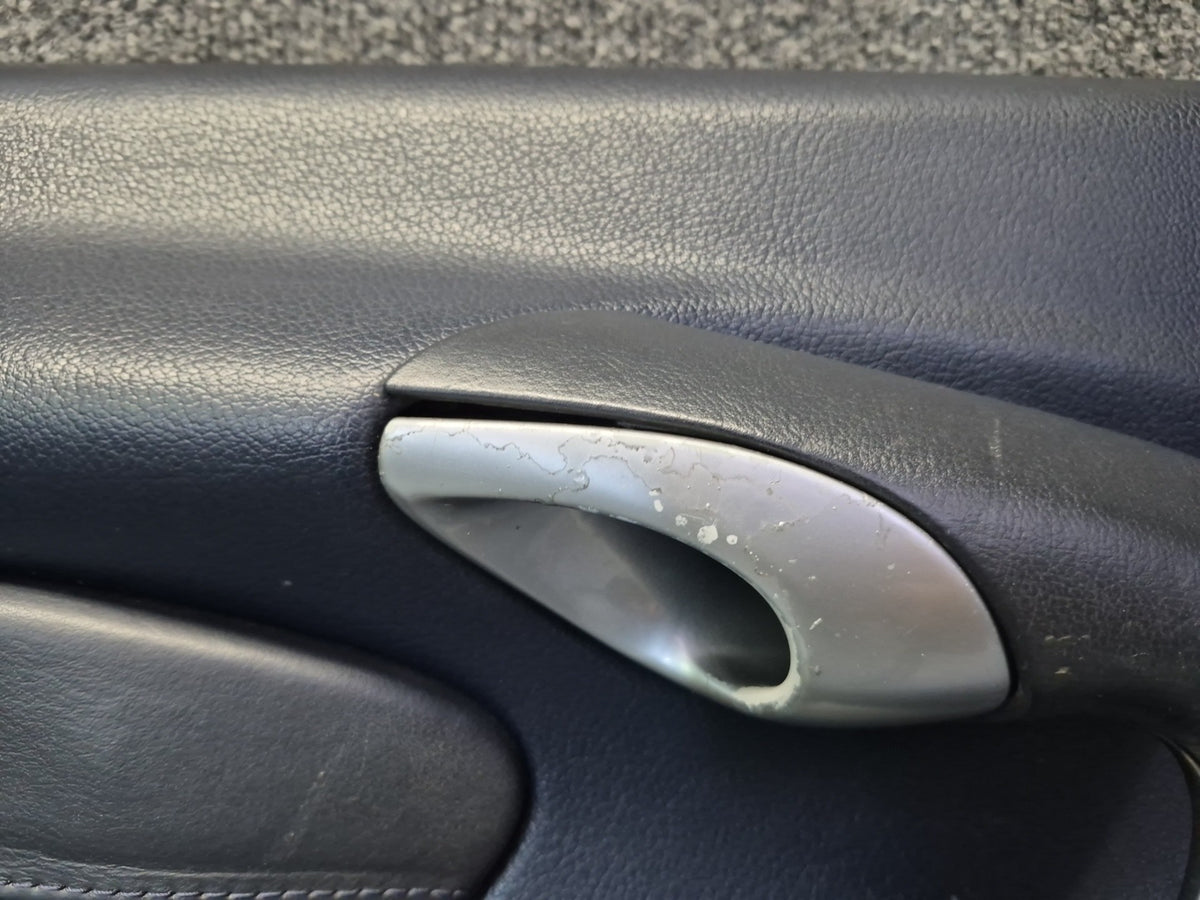 1999-2005 Porsche 911 Carrera 996 Door Interior Trim Panel Blue Set of 2