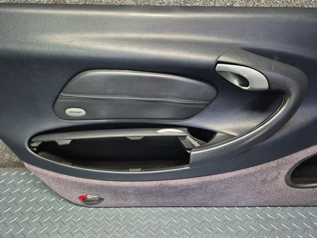 1999-2005 Porsche 911 Carrera 996 Door Interior Trim Panel Blue Set of 2
