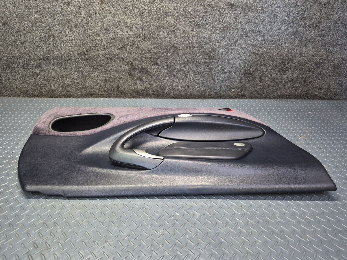 1999-2005 Porsche 911 Carrera 996 Door Interior Trim Panel Blue Set of 2