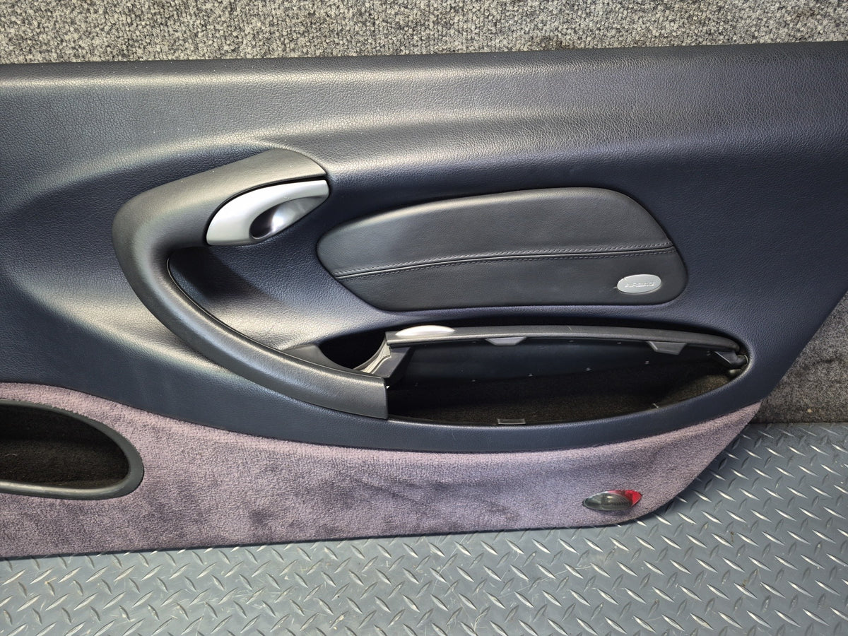 1999-2005 Porsche 911 Carrera 996 Door Interior Trim Panel Blue Set of 2
