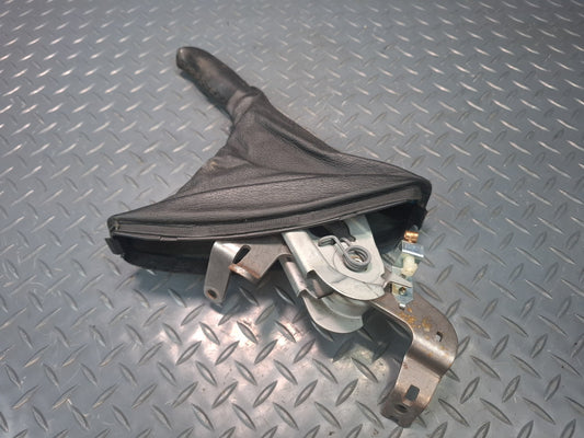 01-06 BMW E46 330CI Parking Hand Brake Lever Black w Boot Assembly OEM