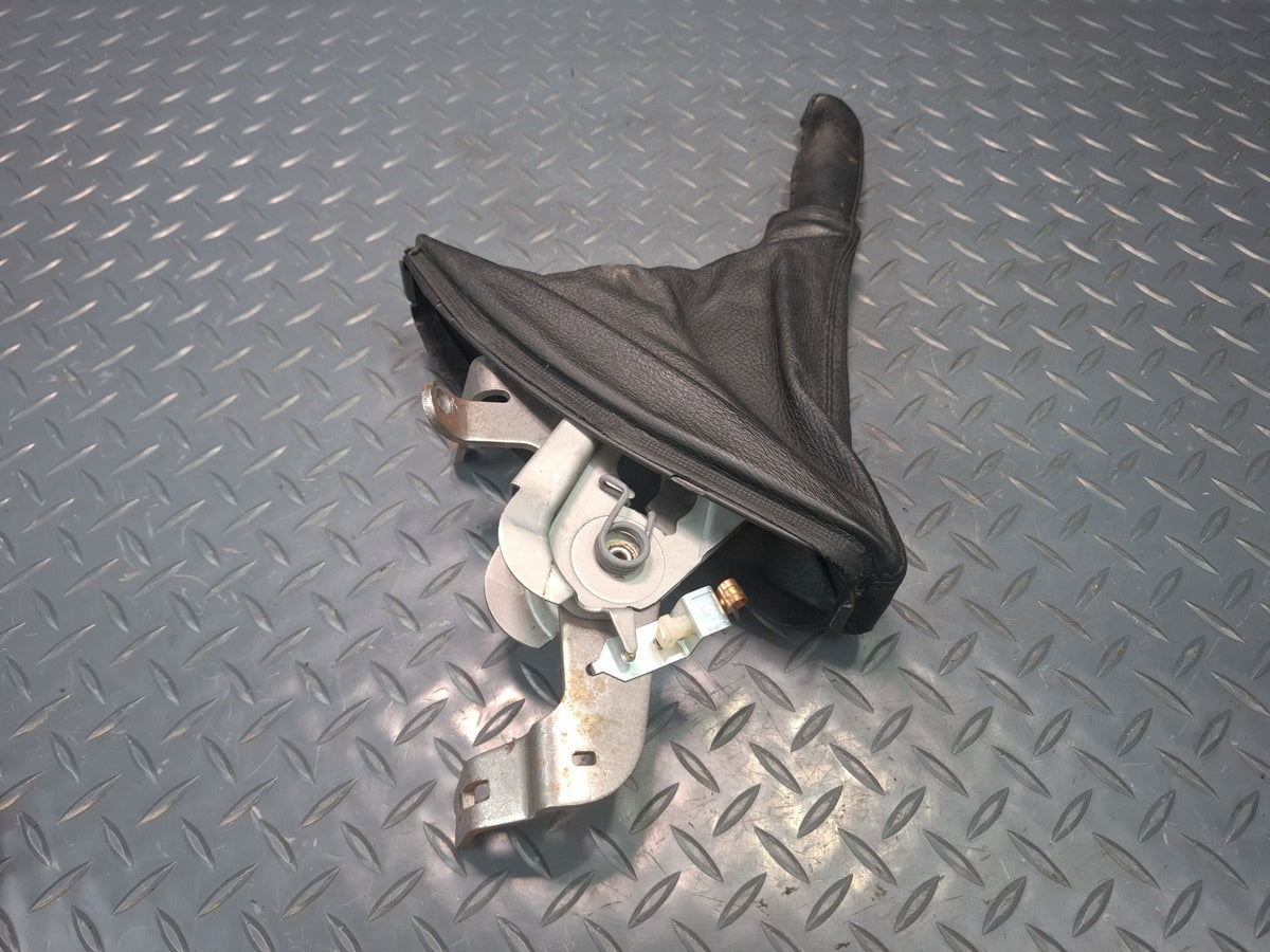 01-06 BMW E46 330CI Parking Hand Brake Lever Black w Boot Assembly OEM