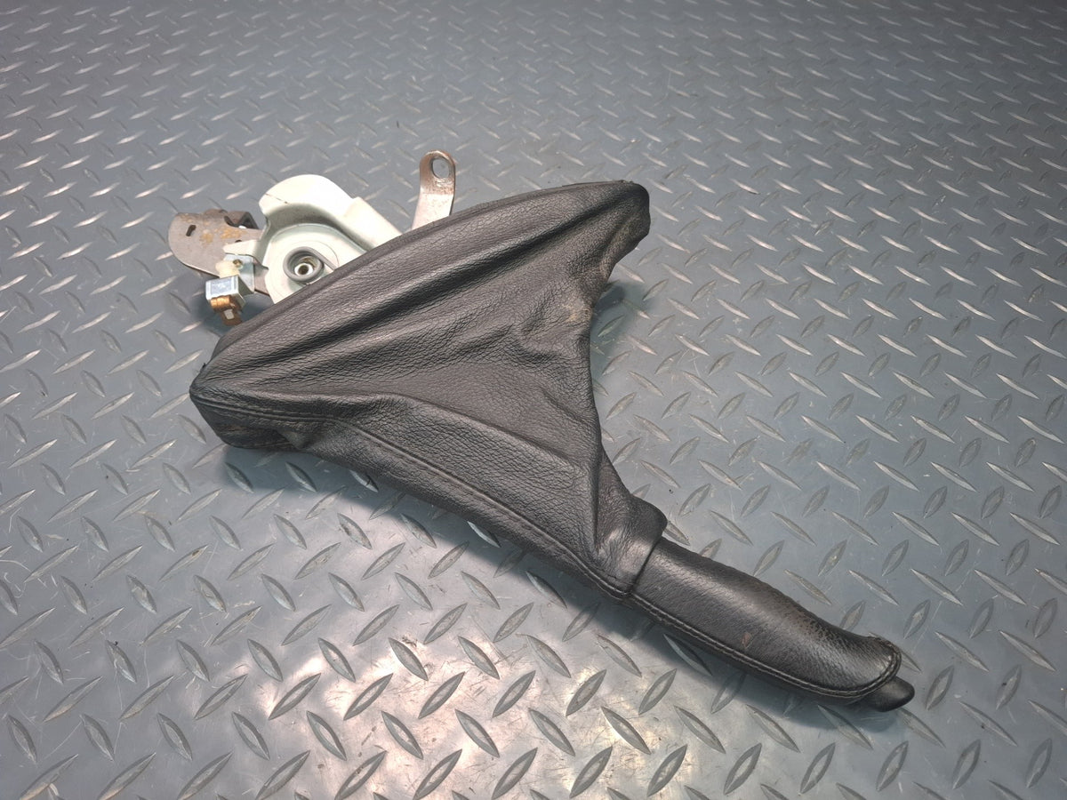 01-06 BMW E46 330CI Parking Hand Brake Lever Black w Boot Assembly OEM